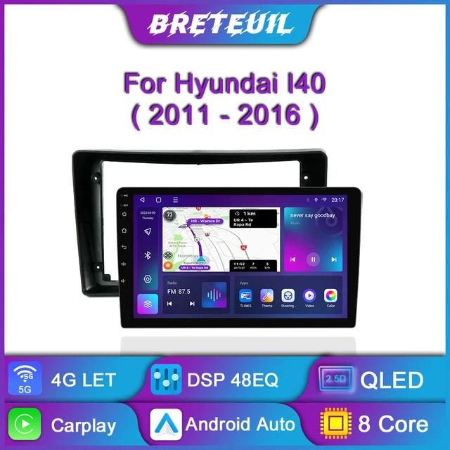 For Hyundai I40 2011-2016 Android Car Radio Multimedia Player GPS Navigation Carplay Touch Screen Auto Stereo Intelligent System