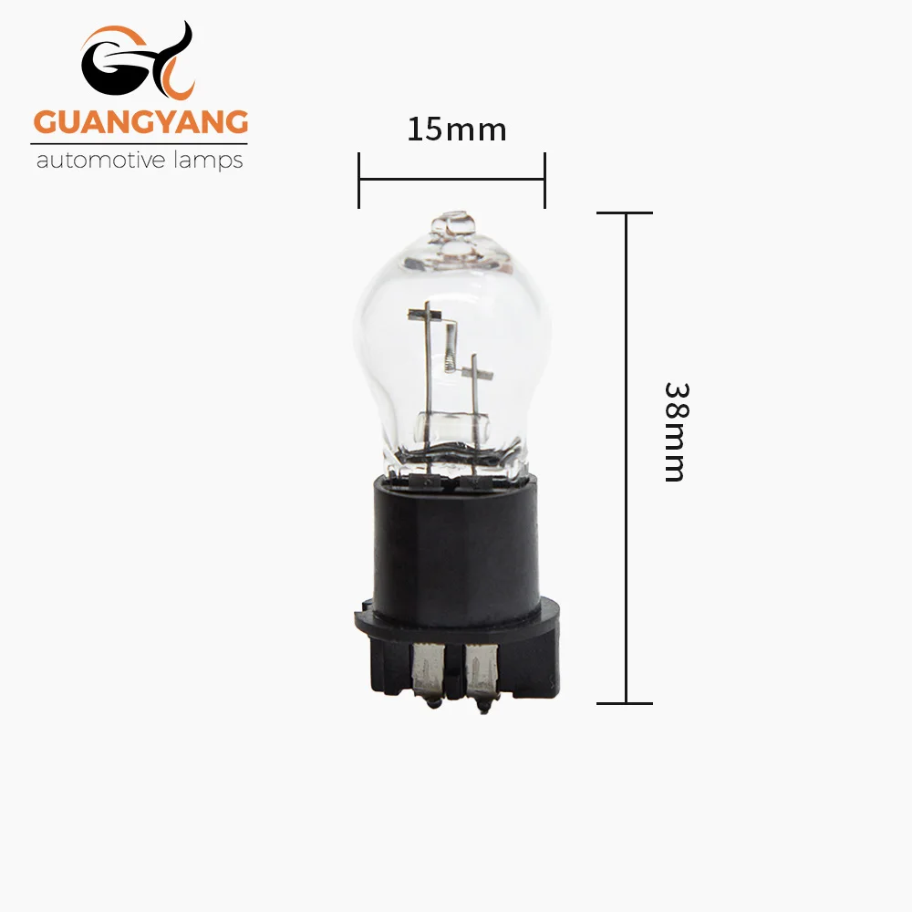 자동차 램프 안개등 운전 주행등 할로겐 전구, 자동 방향 지시등, 테일 램프, PW24W, 12V, 24W, 2 개