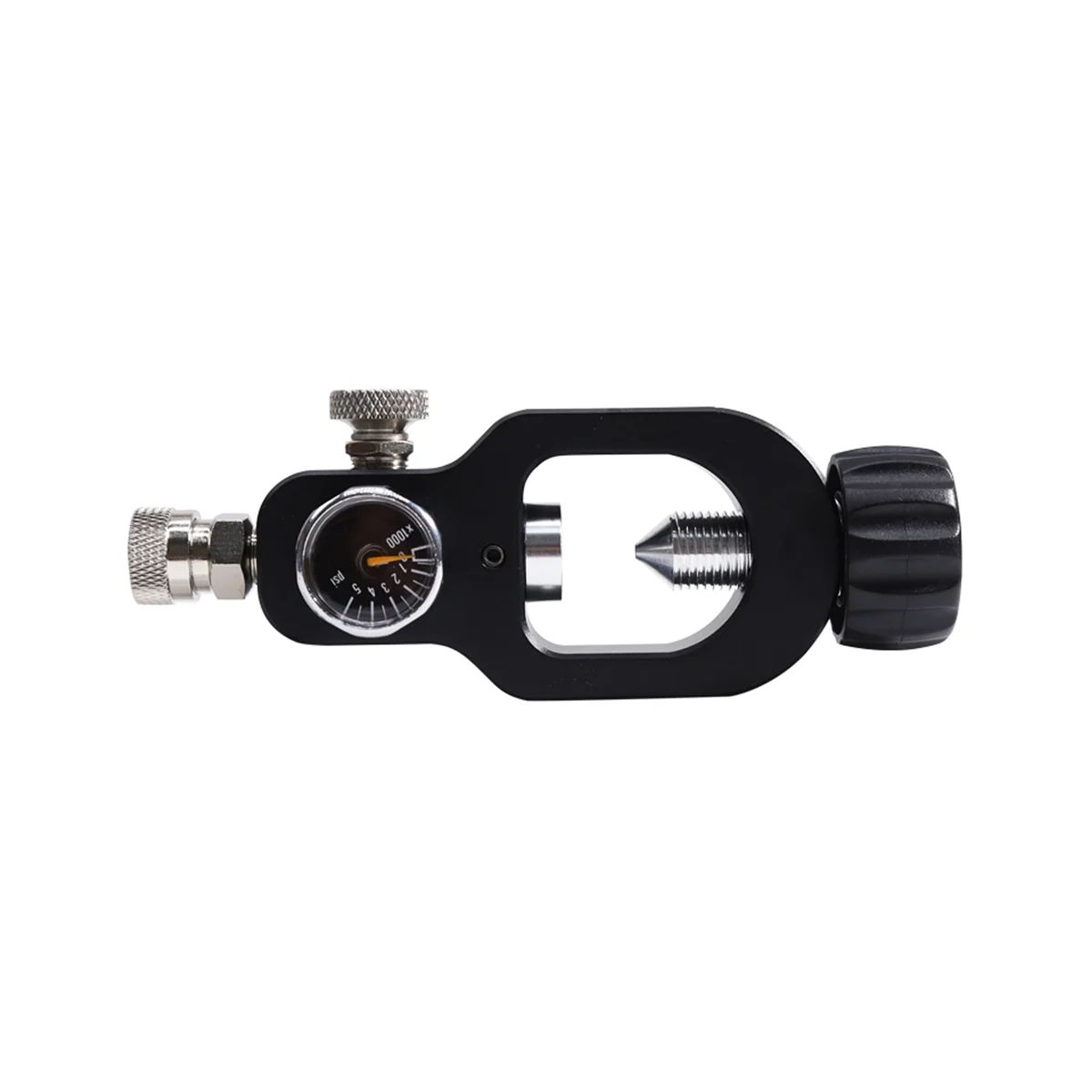 

Scuba Adapter Snorkeling Diving Scuba Bottle To Small Bottle 8MM Adapter Head Valve Scuba Cylinder Adapter,Black
