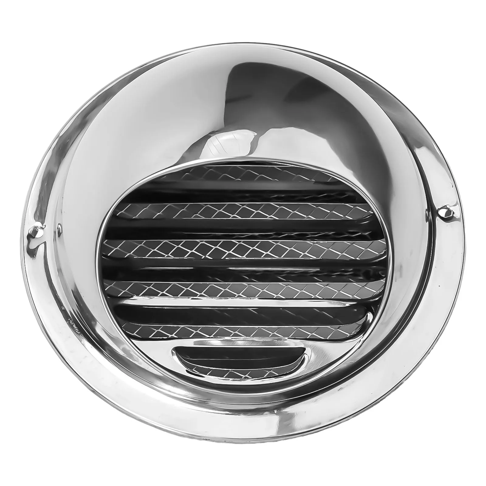 

Stainless Steel Vent Cap Waterproof Exterior Wall Air Outlet Ventilation Grille Round Heating Cooling Vent Cover Wind Cap