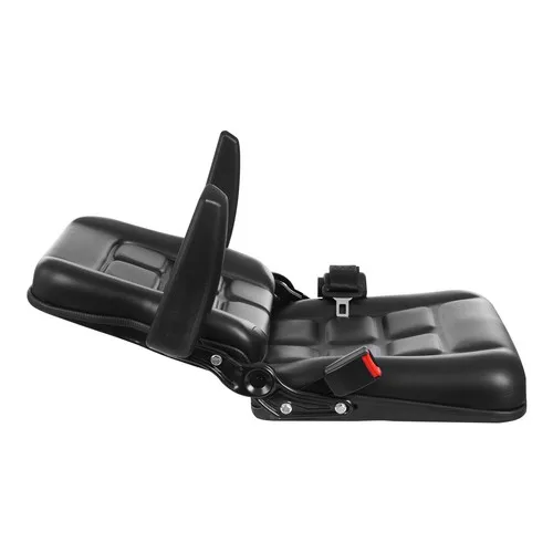 Ergonomischer Gabelstaplersitz mit verstellbarer Rückenlehne, Armlehnen und Sicherheitsgurt, PVC-Leder, bequem für UTVs, ATVs, Traktoren – Detail 5