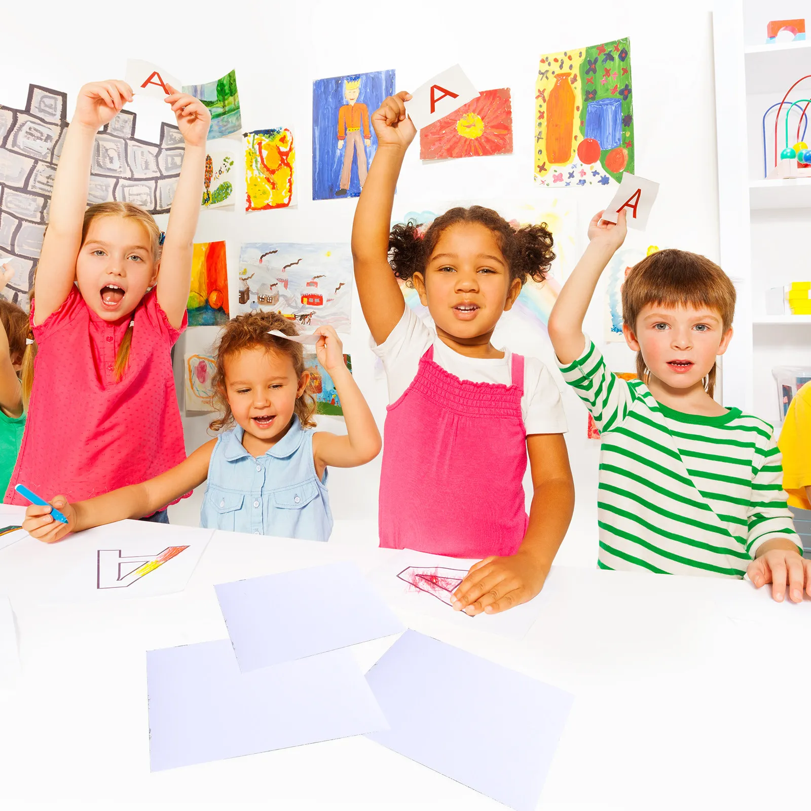 24Pcs Cyanotype Papers DIY Sunprint Paper 창조적 인 공예 학교 캠핑 파티 DIY를위한 태양 활성화 인쇄 재료