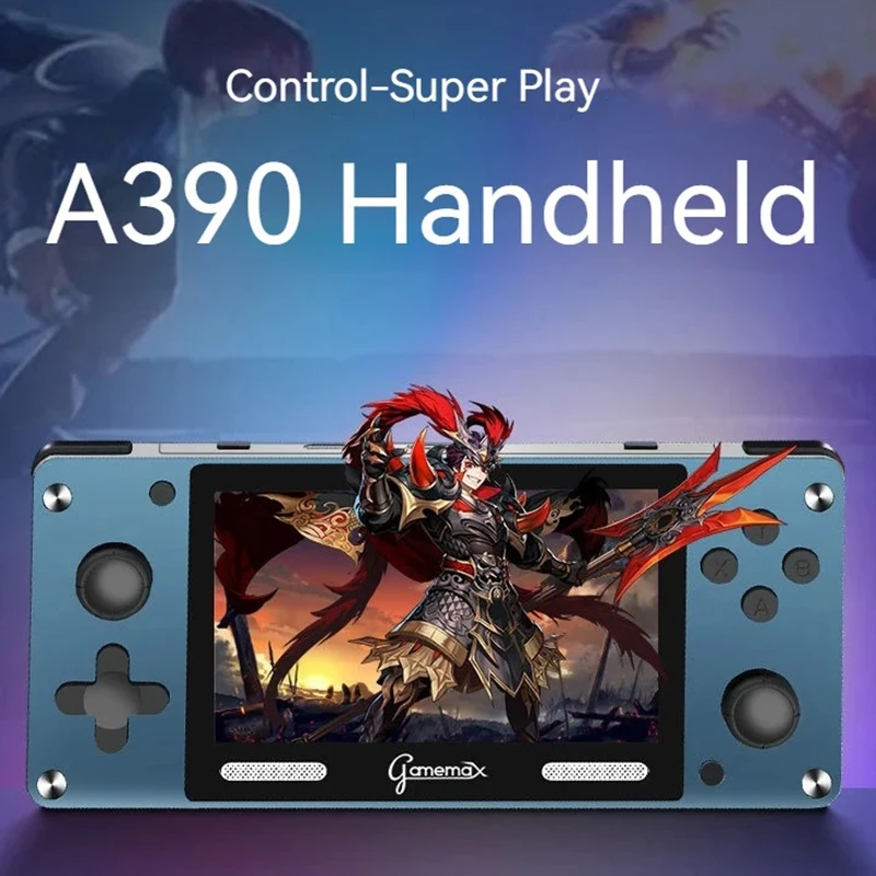 

Новая портативная игровая консоль A390, 4-дюймовый IPS экран высокой четкости, 12 имитаторов, система GAMEMAX, ностальгическая игровая консоль, 10000 игр