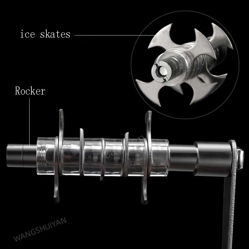 Portable Hand Crank Manual Ice Crusher Shaver Kid Shredding Snow Cone Maker Tool Ice Crusher Machine