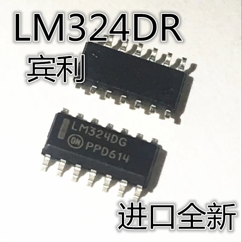 

30pcs original new Imported ON LM324 LM324DG LM324DR2G four way operational amplifier SOP14