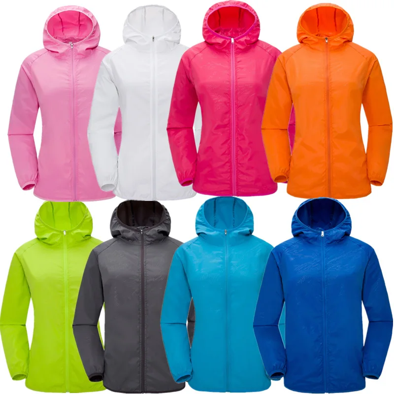 Hiking Jackets Waterproof Hiking Jackets Waterproof Jacket Waterproof Coats Summer Outdoor Sunscreen Clothing Men Women