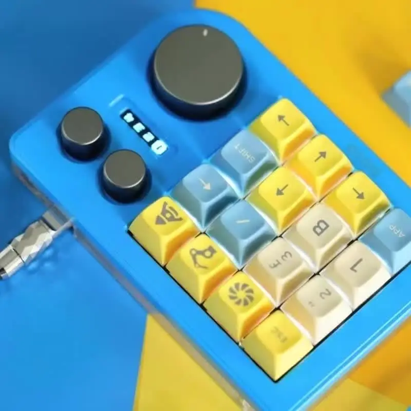 DOIO 16 keys, designer keypad, three knobs, custom