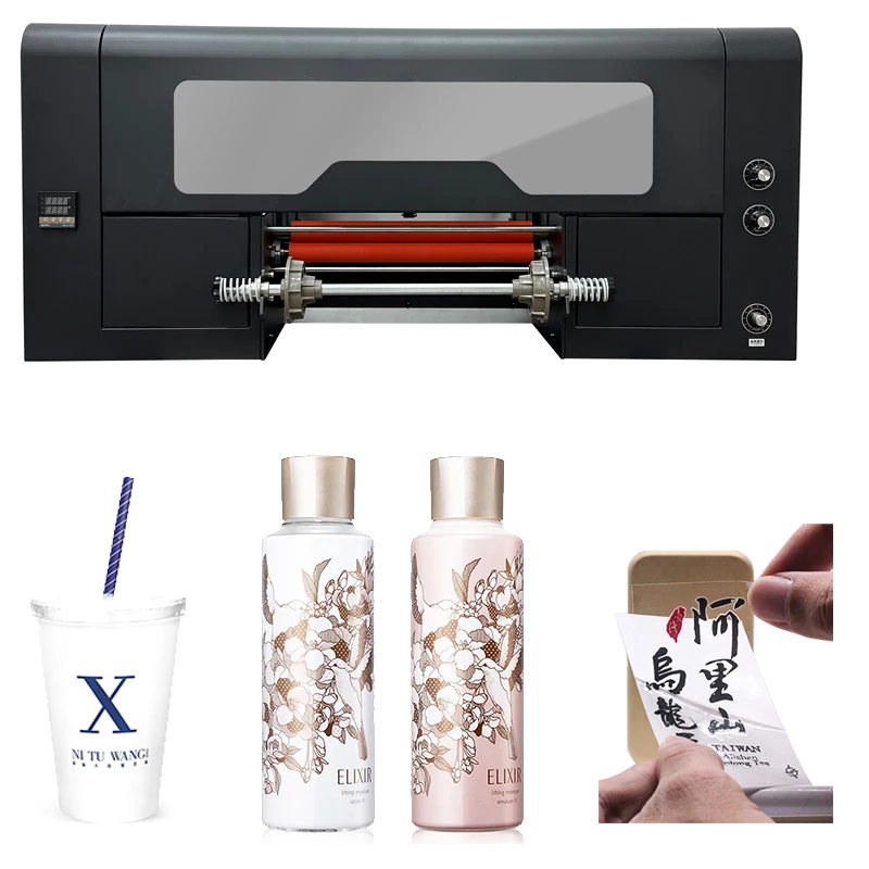 

Double XP600 Printhead AB Film Transfer Crystal Sticker Uv Dtf Sticker Printer roll to roll Dtf Uv Printer A3 30CM
