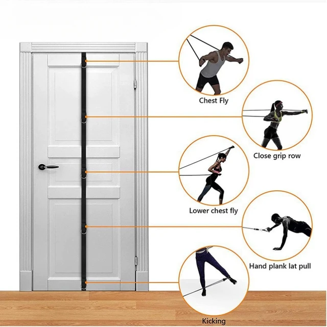 Door Anchor Strap for Resistance Bands Exercises Home Fitness Portable Band Hanging Tension Rope Buckle Belt Without Punching 3