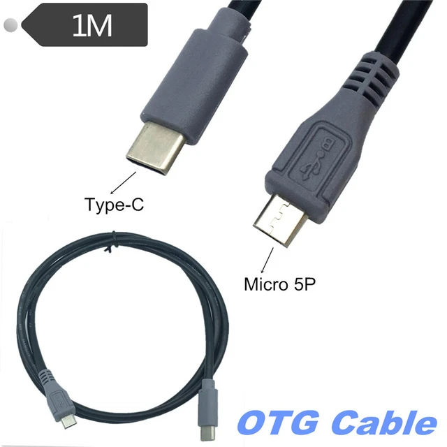 Câble de données et de charge 1m USB Type C vers USB 2.0