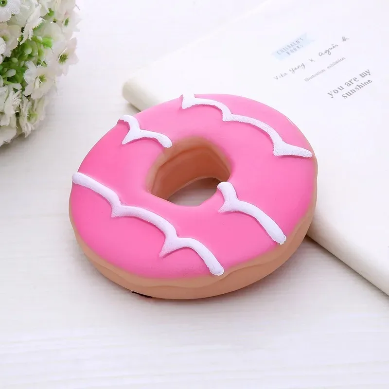 Dog Chewing Toy Simulation Biscuit Cake Anti Bite Latex Plaything Grinding Teeth Cleaning Interactive Training Toys Pet Supplies 4