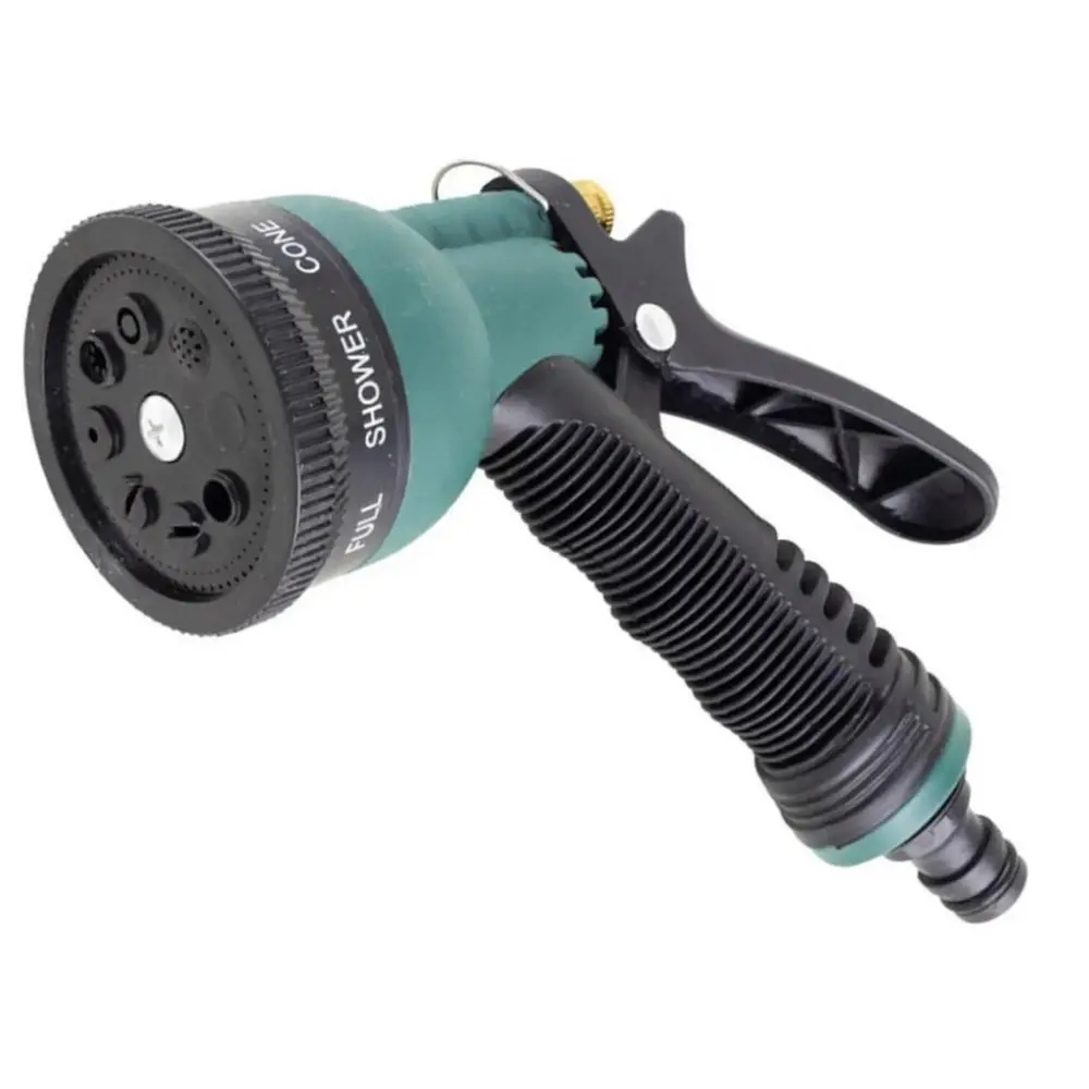 Garden Water Spray Gun 8 Mode High Pressure Garden Water Gun Hose Nozzle Car Washing Yard Water Sprayer Irrigation Pipe Tube Nozzle Sprinkle Tools