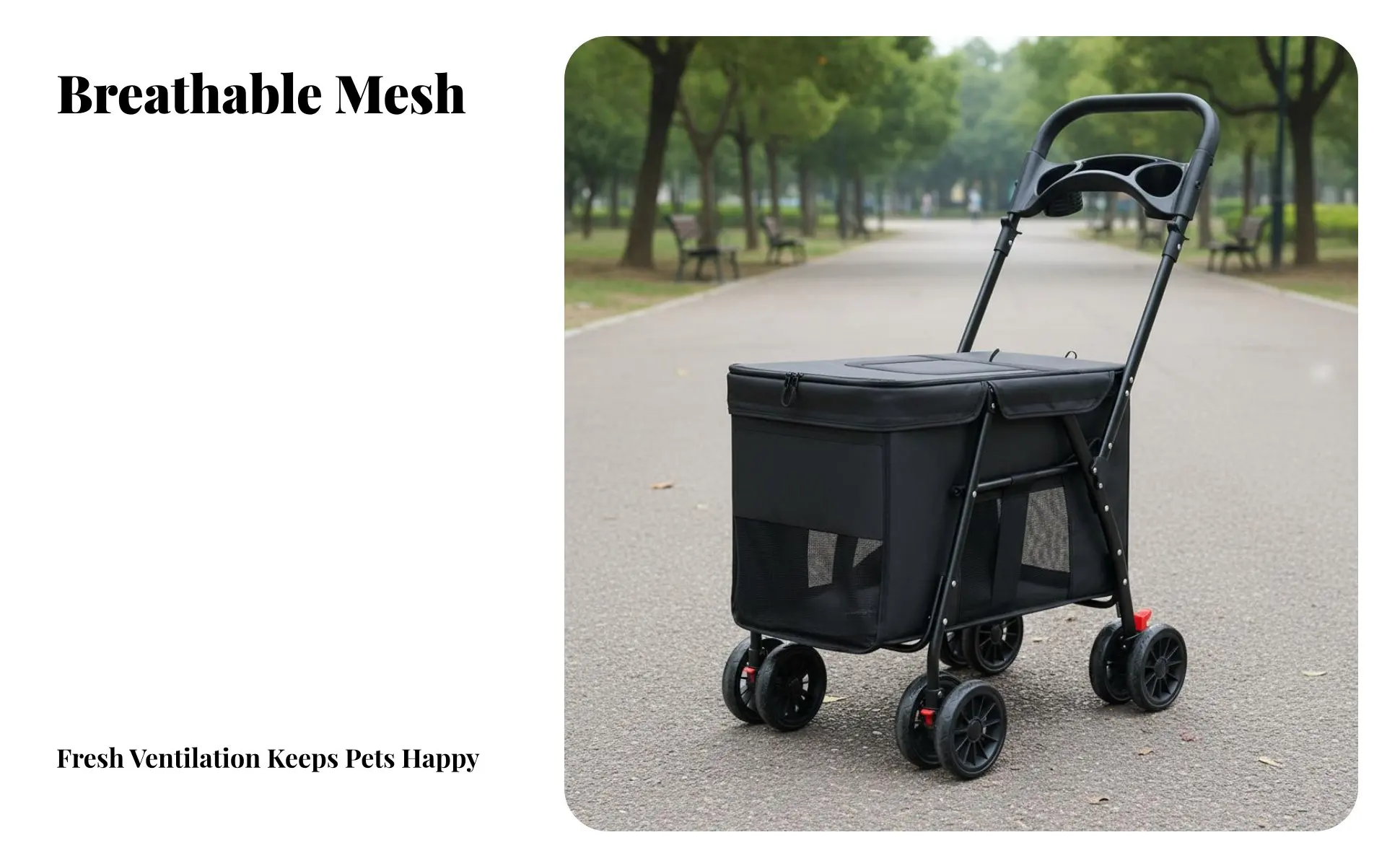 Foldable Dog Carriage Sturdy Oxford Material Large Pet Carrier Dog and Cat Carriage Lightweight Foldable Cat Carrier