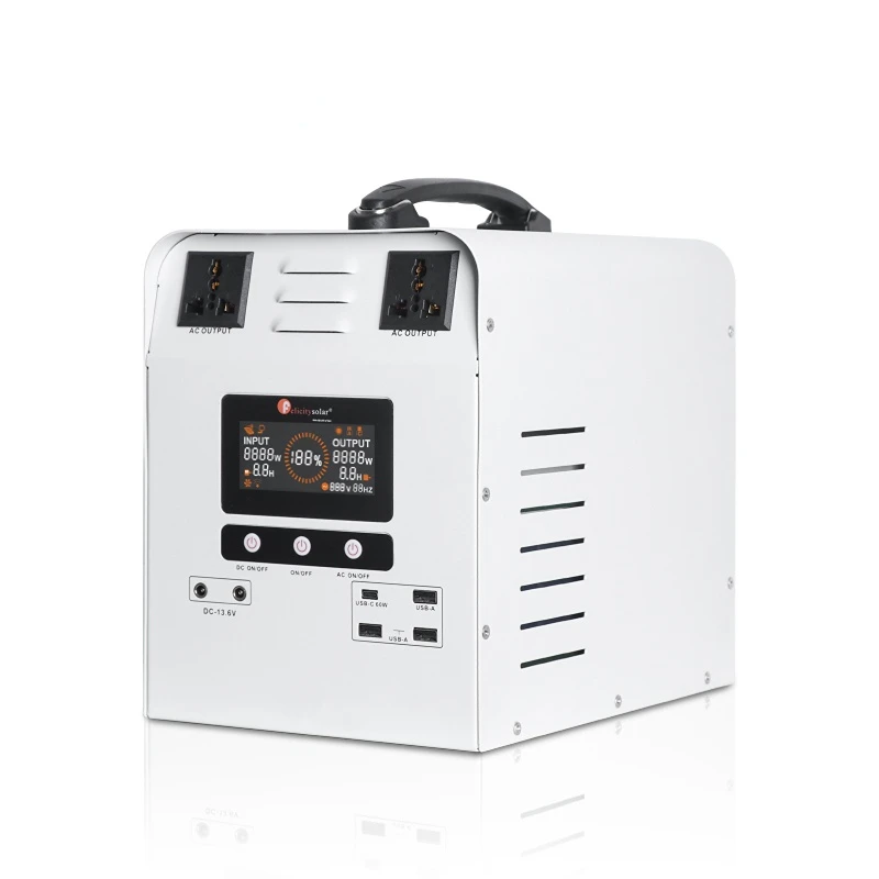 

Чистая синусоида генератор солнечной энергии 1000 Вт литиевая портативная электростанция для аварийного питания бытовой