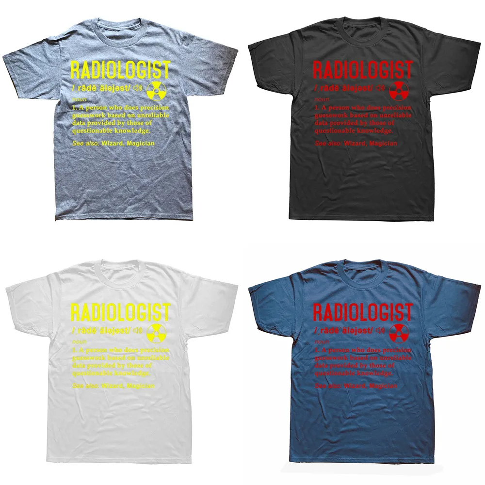 Novelty Radiology tech Retro Definition Rad Technologist T Shirts Graphic Cotton Streetwear Short Sleeve Birthday Gifts_voghion.com