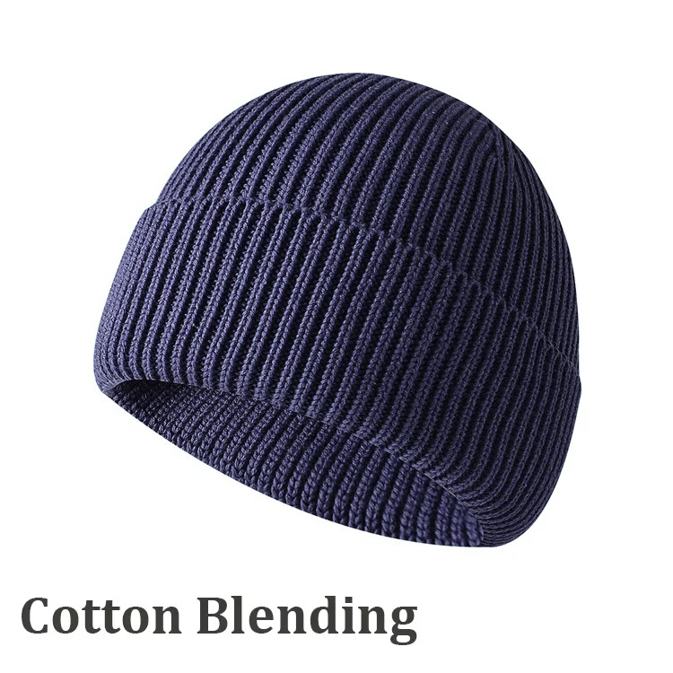 cotton blend navy