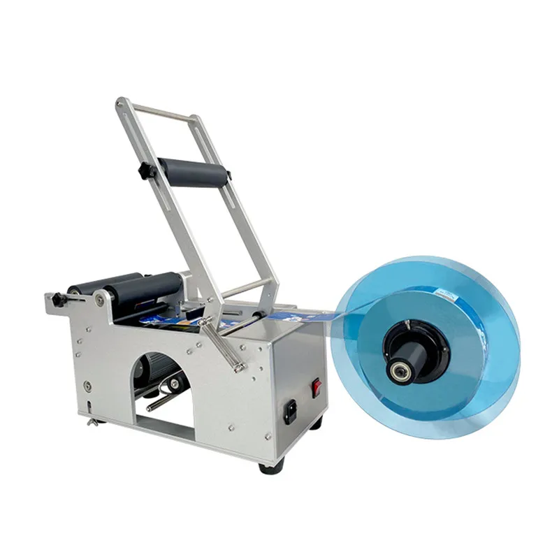 

Hot sale good quality round bottle labeling machine for plastic adhesive labels