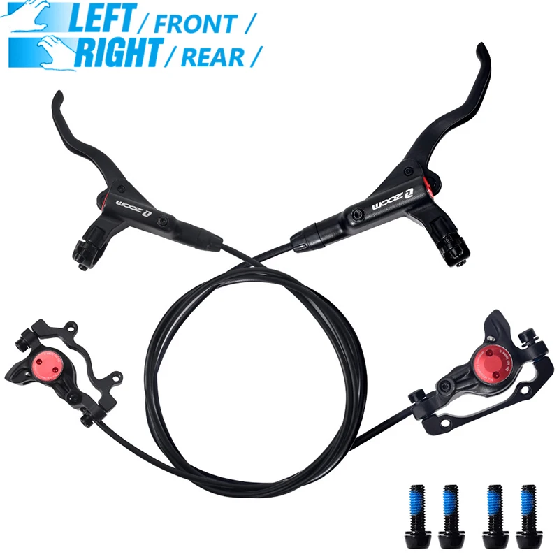 ZOOM HB-875 Bicycle Hydraulic Disc Brake Bike Front/Rear 700mm 1350mm IS/PM New