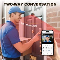 Awapow 3MP Tuya Peephole Door Cameras Video Intercom Doorbell Wifi Door Eye Digital Cameras PIR Detection Smart Home Security - Image 4