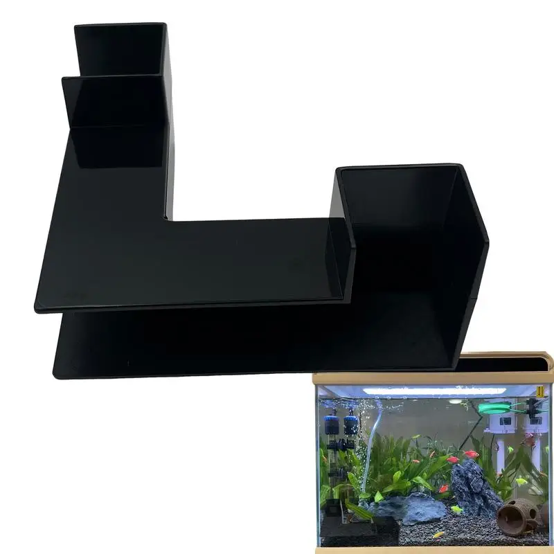 Aquarium Shrimp Cave Fish Tank Decoration Betta Fish Playing Corner Tunnel Aquarium Cave Fish Hideout Fish Tank Accessories