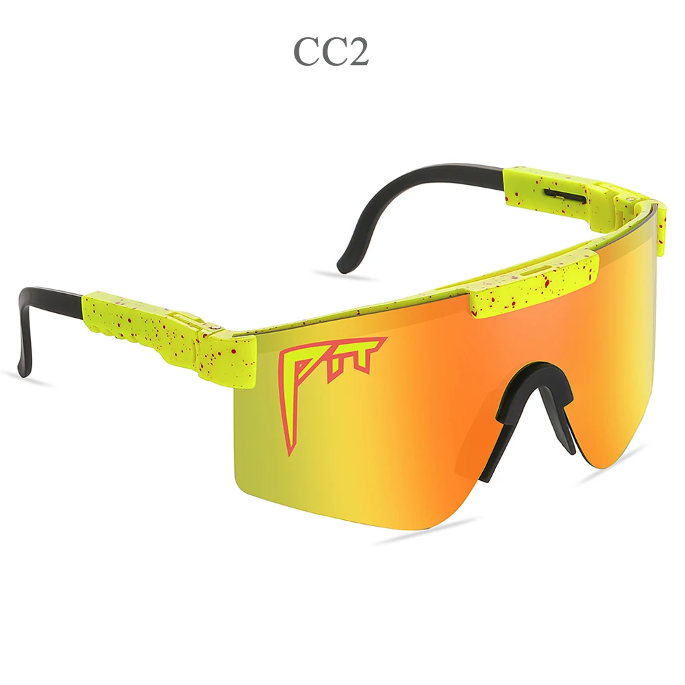 Sunglasses Men UV400 NEW Adults Sun Glasses Pit Viper Women Fashion Sport MTB Cycling Eyewear Outdoor Goggles 24