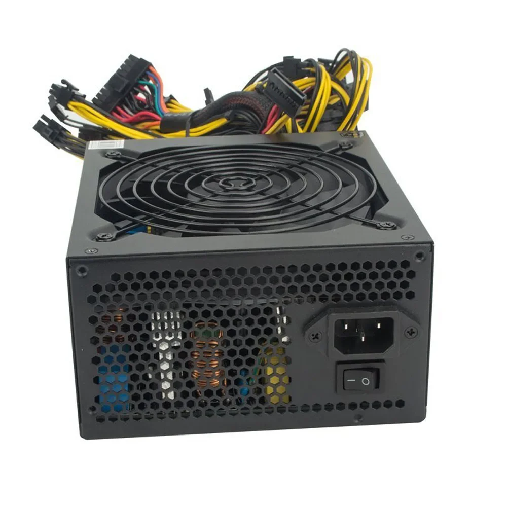 PC 전원 공급 장치, ATX 마이너 파워 PSU, ATX 마이닝 머신 지지대, 6 개 그래픽 카드 GPU 마이너 앤트마이너, 1600W
