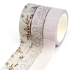 NEW 1PC 10M Decorative Cute Neutral & Beige Leaves Washi Tape Set for Planner Scrapbooking Masking Tape Stationery Supplies 2