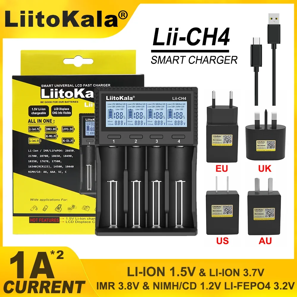 LiitoKala Battery Charger Adapter