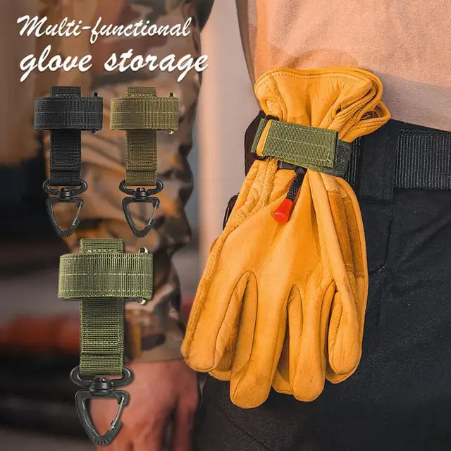 Pinces pour gants de travail, porte-gants de ceinture avec crochet en  métal, pince de support pour gants de travail portables avec crochet en  plastique - AliExpress