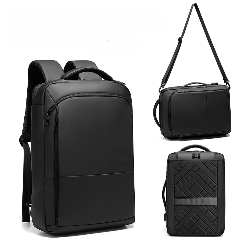 New backpack men's leisure business commuting student schoolbag can crossbody computer bag lightweight backpack