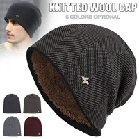 Warm Winter Knit Beanie Fleece Lined Warm Hat for Men Women Unisex Cold Weather Snow Cap Thermal Cushion Soft Touch