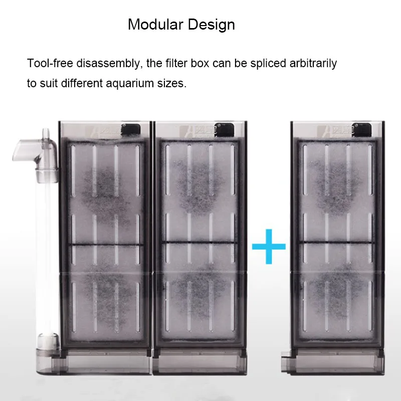 Aquarium Accessories Thin Activated Carbon Sponge Filter for