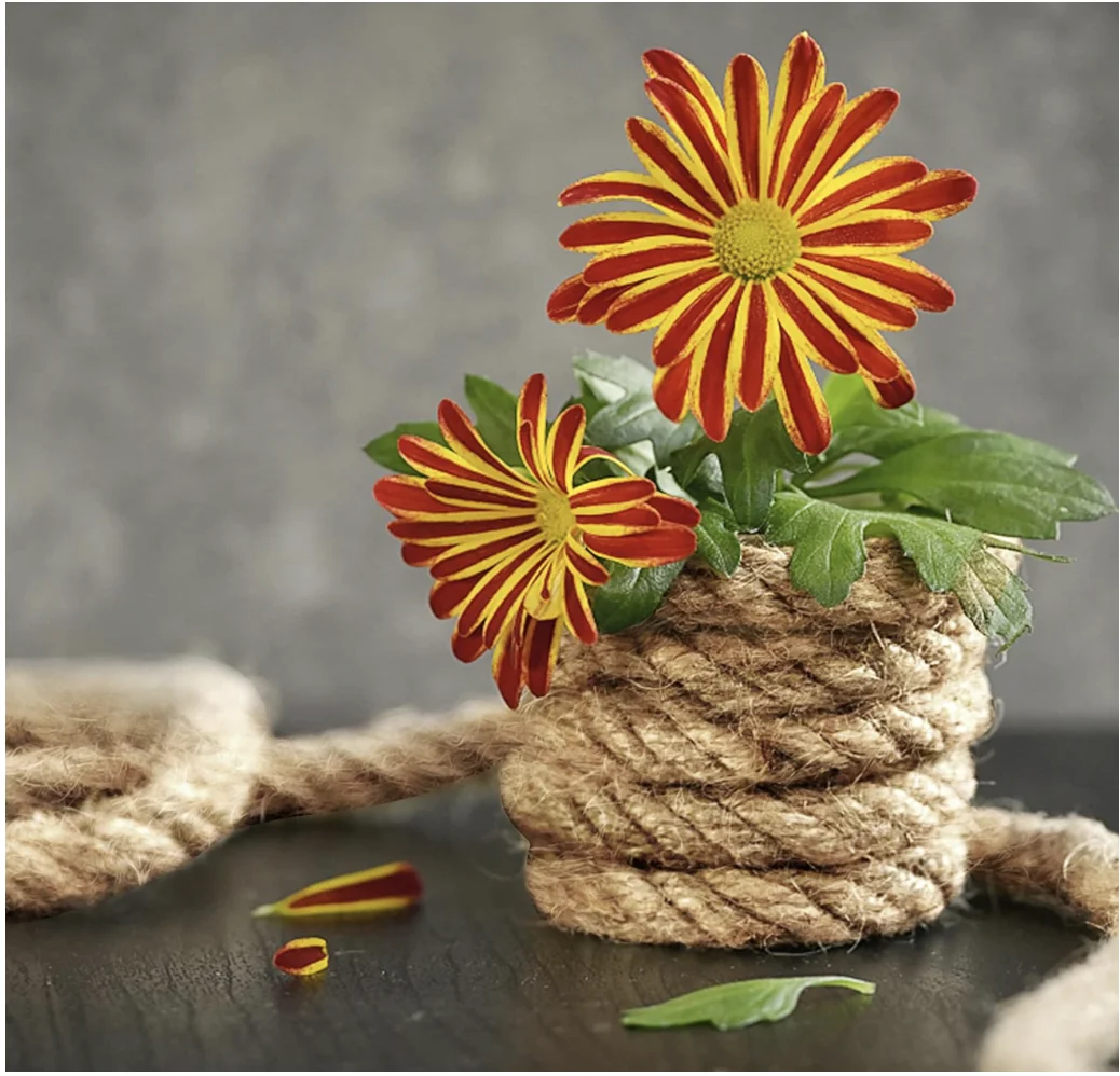 Natural Jute Ribbon Crafts Vintage Rope Jute Cord Sewing DIY Thread Twine Bulk Handmade Party Gift 20/24/26mm