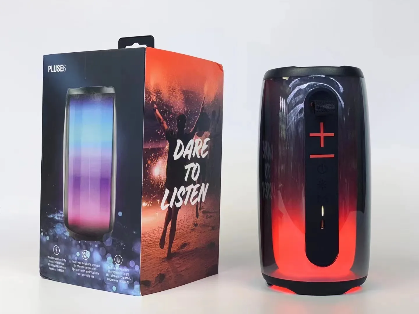 bocina jbl puls 6, columna portátil, lámpara de atmósfera RGB, Boombox de Audio para exteriores, Subwoofer impermeable con micrófono &raquo; bocina jbl puls 6