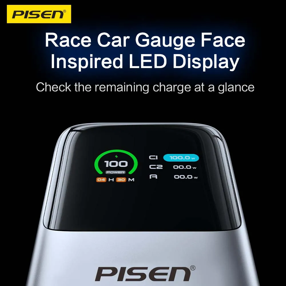 PISEN Power Bank 130W Fast Charging