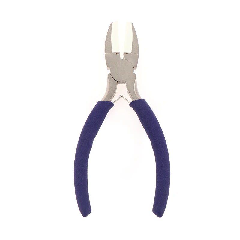 나일론 죠 플라이어 탄소강 공예 플랫 노즈 플라이어 DIY 도구 비딩 루핑 쉐이핑 와이어 쥬얼리 제작 도구