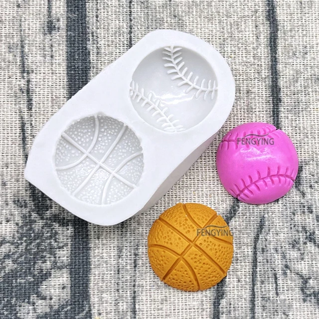 Basketball Baseball Volleyball Football Silicone Mold Sugarcraft Cupcake Baking Mold Fondant Cake Decorating Tools 5