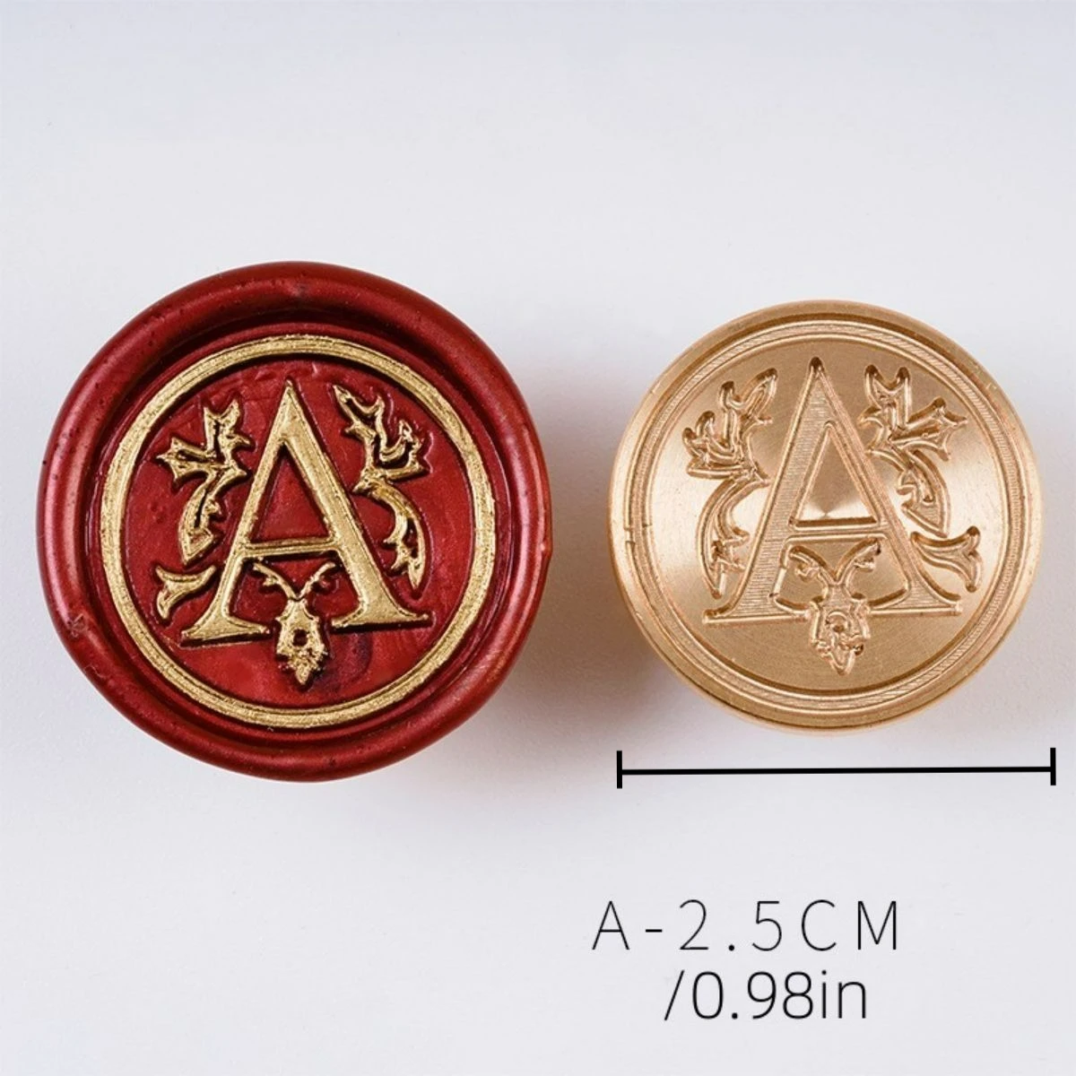 1pc copper English letter seal -A Vintage fire lacquer seal letter envelope wax stamp wedding invitation