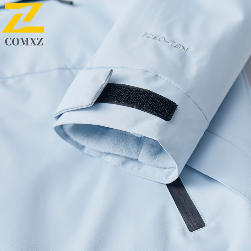 COMXZ Thickened Outdoor Casual Men Jacket Mountaineering Wind Resistant Warm Parka Urban Street Cozy Light Winter New Apparel