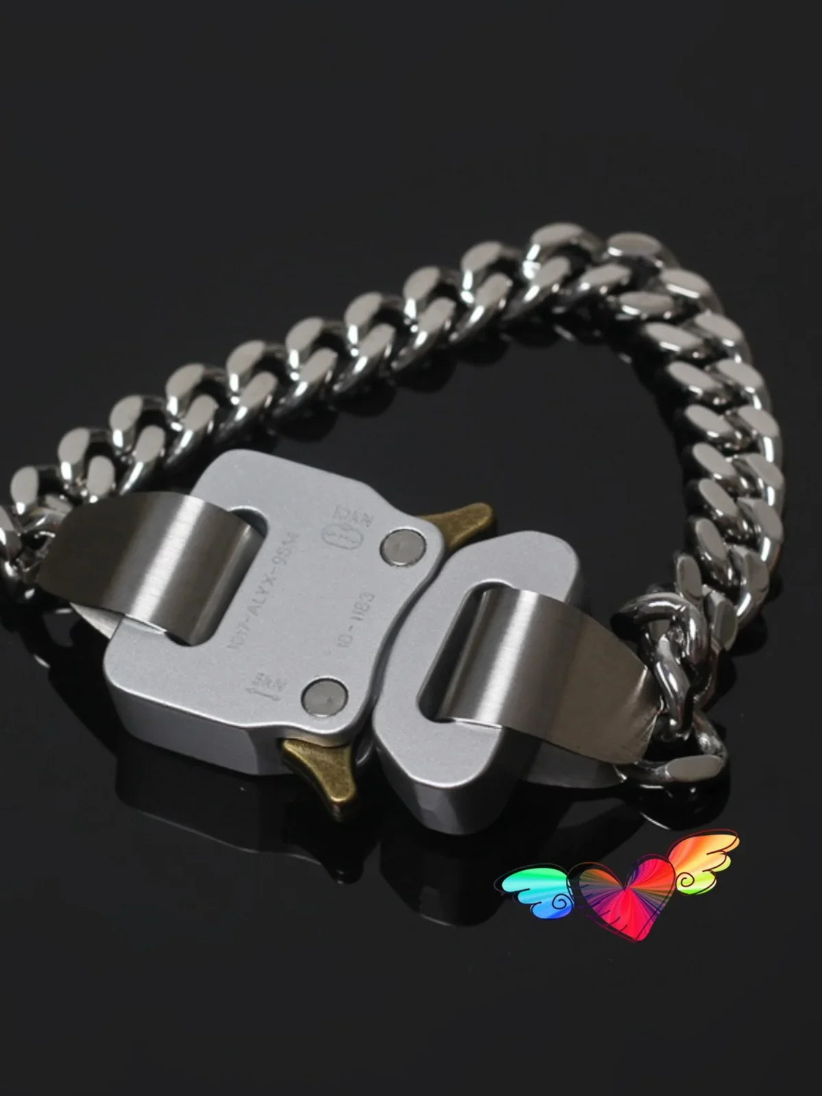 Premium 2021 Alyx Hip Hop Bracelet Crystal Chain With Metal Button For Men  And Women Street Accessories Q0717 From Sihuai05, $19.38 | DHgate.Com