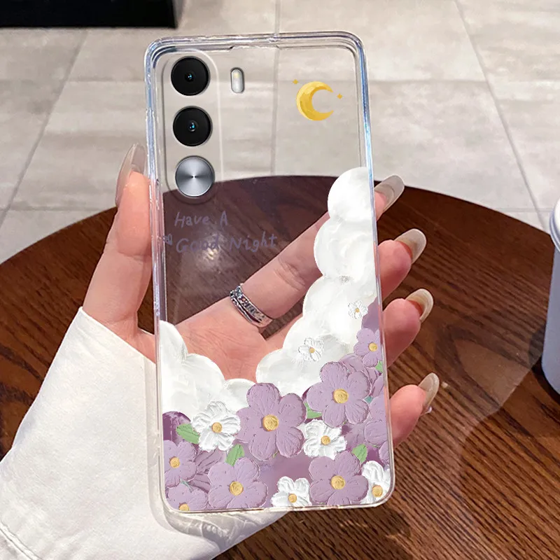 Aesthetic Cute Cat Soft Silicone Transparent Phone Case