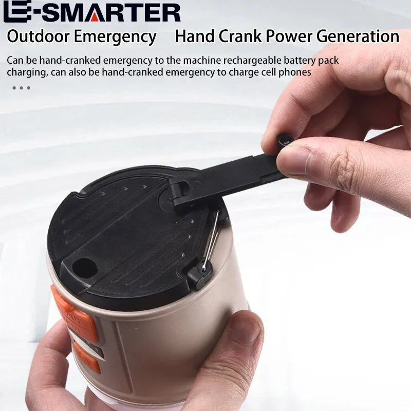 High Power Camping Lantern Tents Lamp USB Rechargeable Portable Camping Lights Outdoor Hiking Night Hanging Lamp