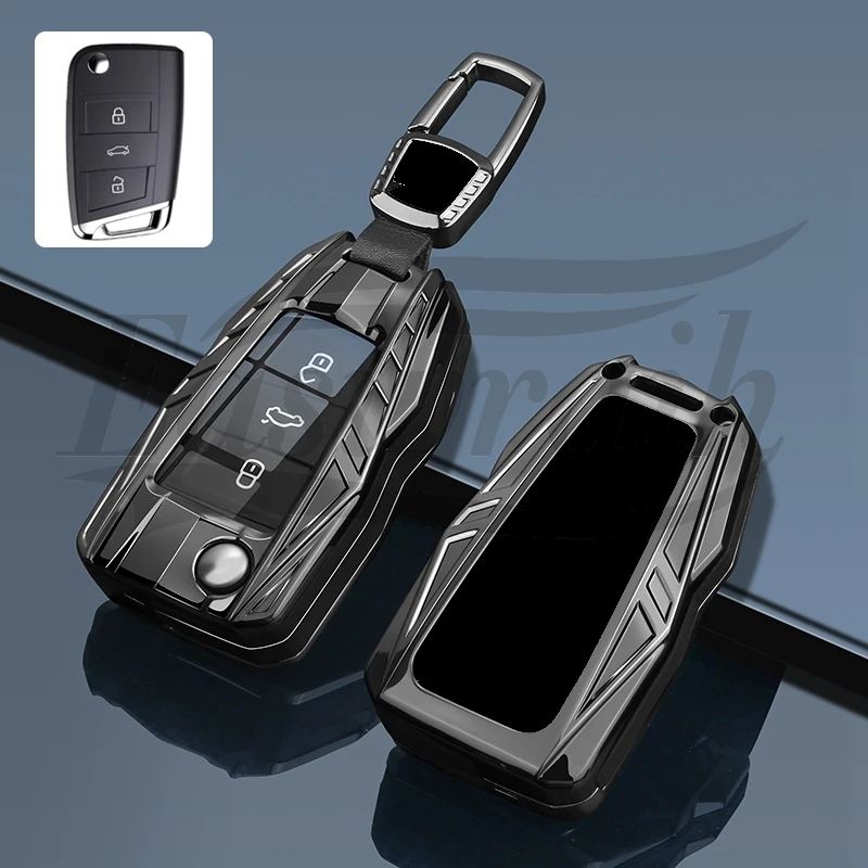 Auto In Lega Di Zinco Smart Fob Telecomando Portachiavi Custodia Per Vw Volkswagen Golf 7 Polo Bora Mk7 Mk6 Passat Tiguan Jettta
