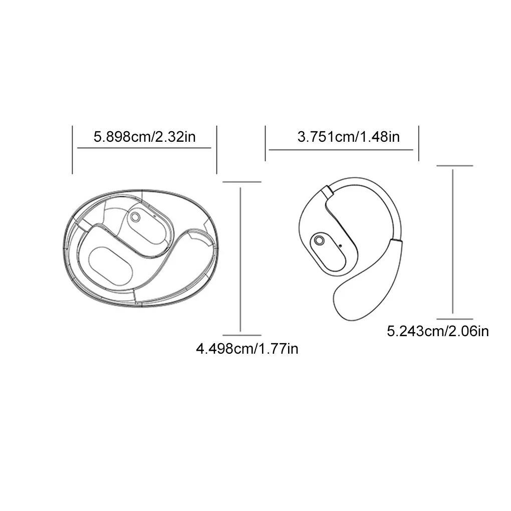 Wireless Bluetooth Headphones OWS Open Headset Air Conduction Ear Hook Earphones Handsfree Noise Canceling Audifonos Sports 6
