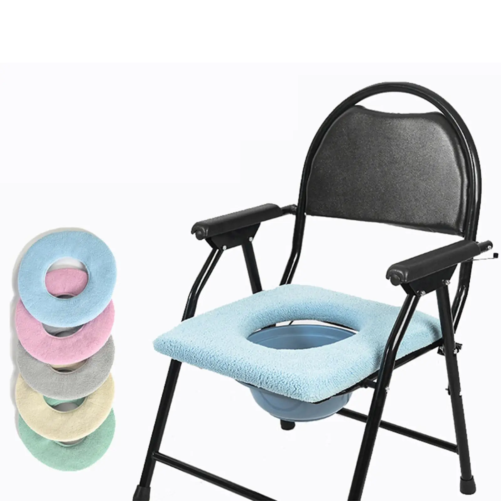 Thicken Stretchable Easy Installation Relieving Pressure Warm Seat Cushion Mat for All Toilet Seats Winter Bathroom 4