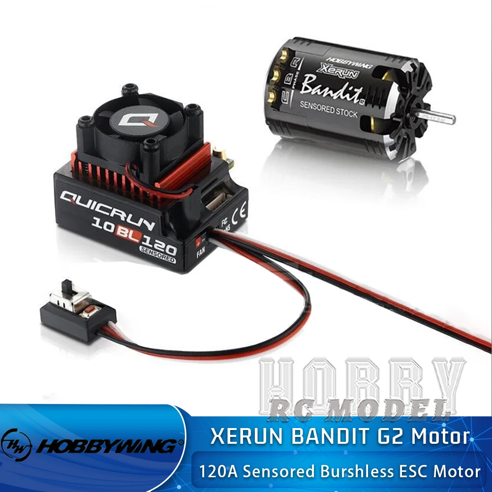 B品セール 値下げHOBBYWING Xerun120AブラシレスESC 13.5Tモーター