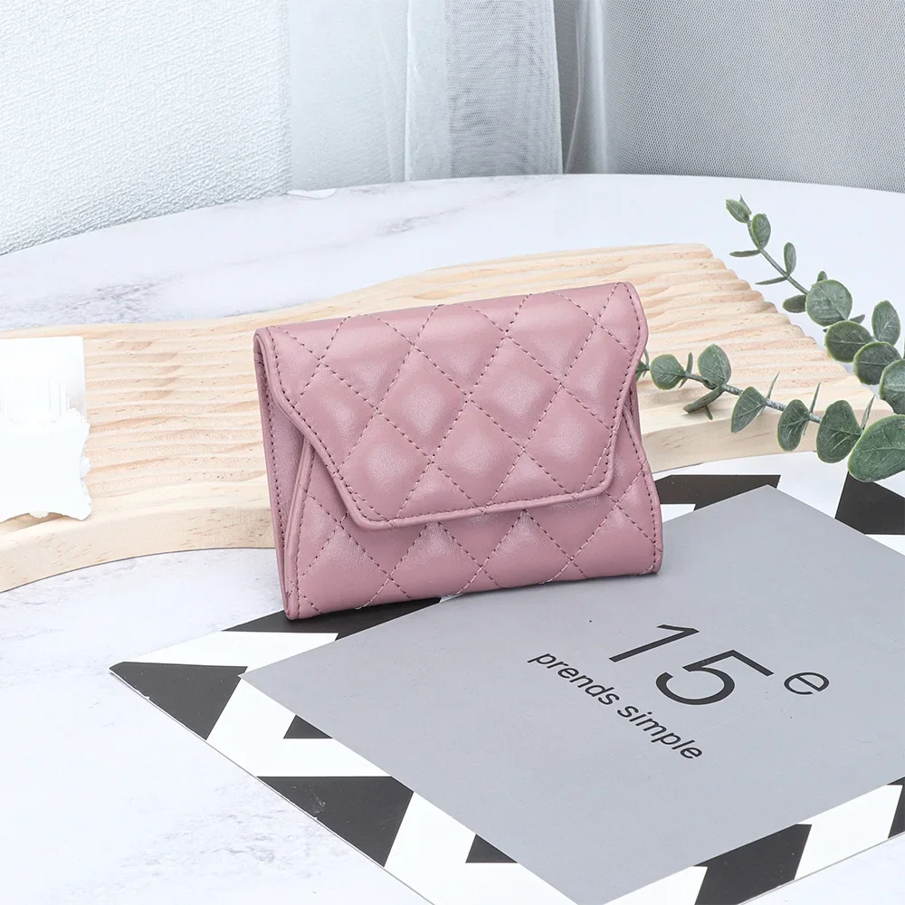 Genuine Leather Slim Thin Credit Debit Card ID Mini Holder Bifold Wallet Driver License Safe Holder Soft Real Leather Coin Purse