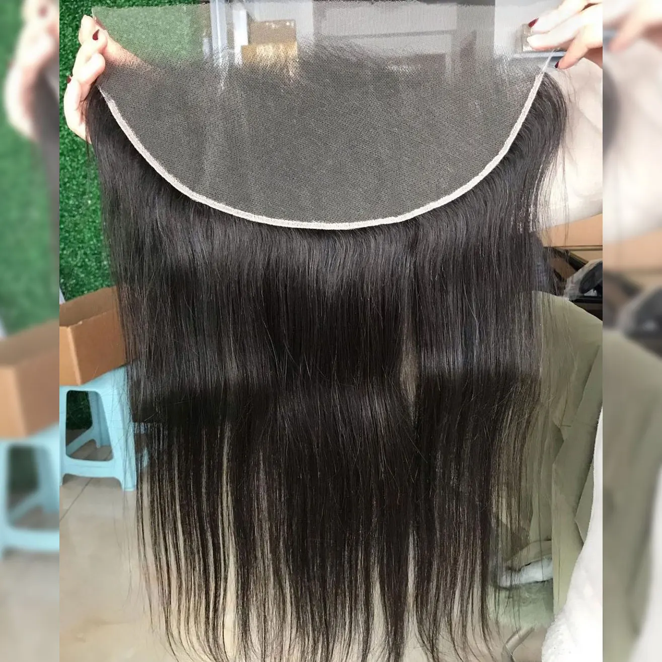 Straight 13x6 Lace Frontal Closure 4x4 Brazilian Natural Remy Hair 22 Inch Pre Plucked 13x4 Lace Front With Baby Hair Extension