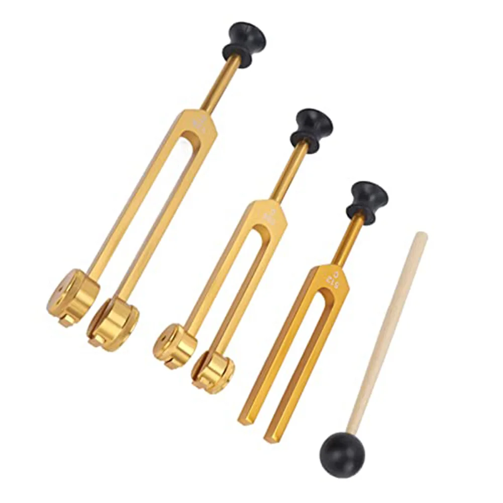 Tuning Forks Set128Hz 256Hz 512Hz Tuning Forks For Sound Healing Meditation Tool Stringed Instruments Accessories