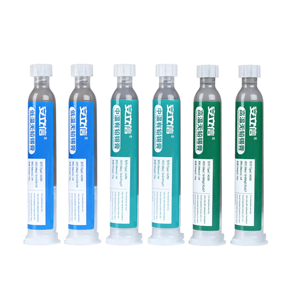1PCS Lead-free 30g Liquid Paste Flux Tin Soldering Sn42/Sn63 Pb37/Sn99 Solder Paste Syringe For Mobile Phone SMD PCB Repair aluminium filler rod